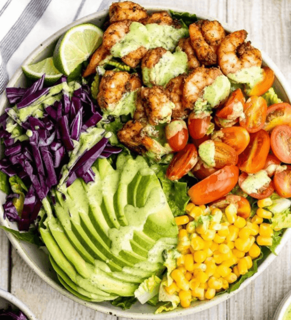 Shrimp Taco Salad